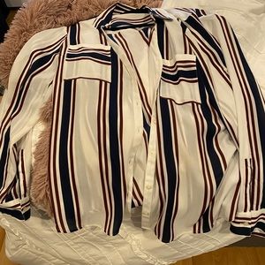 Express button down blouse